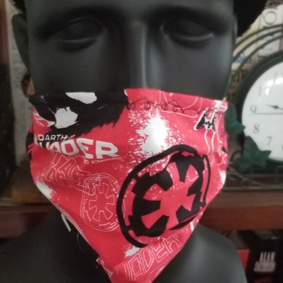 Cloth Face Mask - Silver/Copper Filters-DarthVader - Picture 3 of 9